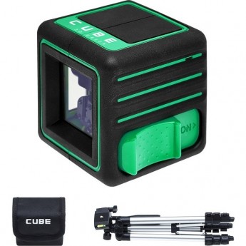 Построитель лазерных плоскостей (лазерный уровень) ADA Cube 3D Green Professional Edition
